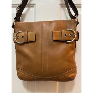 Coach 1483 Natural Tan, Clean, adjustable EUC